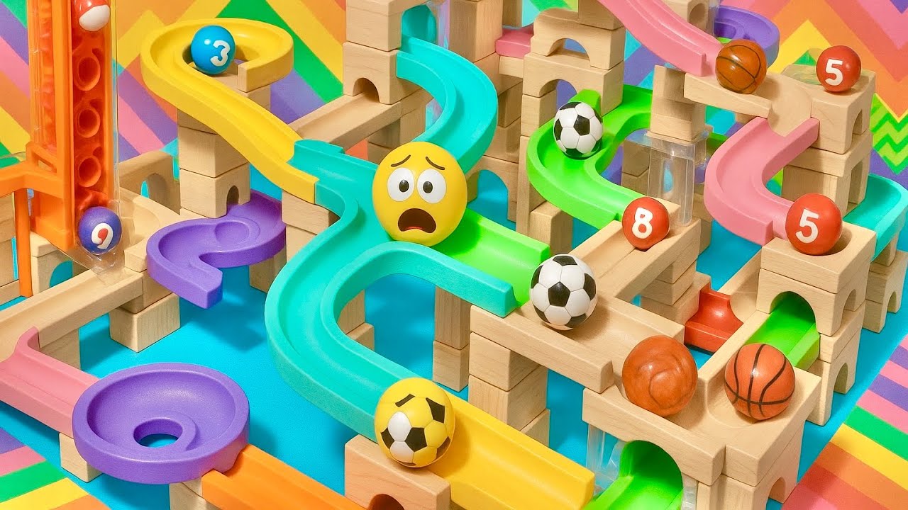 Marble Runm Calm Motion ASMR – Мягкий повторяющийся поток