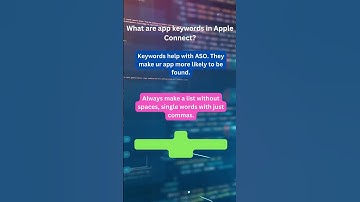 App Keywords? #Apple #SwiftUI #iosDevelopment #Shorts