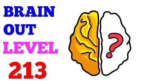 Brain out level 213 (for ios) solution or walkthrough