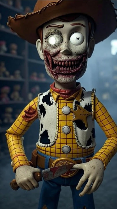 Toy Story, Woody, Jessie & Buzz Horror Version 😱 |  Toy Story Cartoon Video |👻