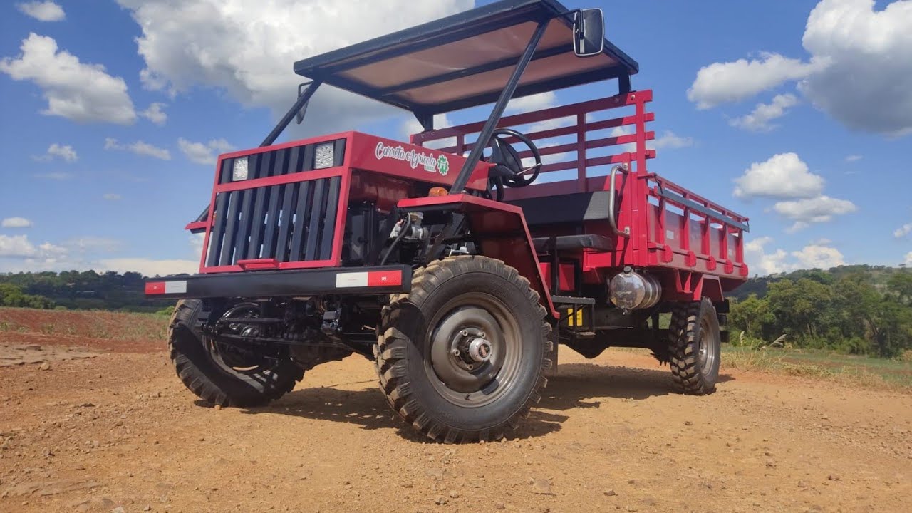 Carreto agrícola motor Agrale 2 cilindros 36 HP ,Girico,Jibata