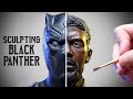 Black Panther Sculpture Timelapse - Black Panther