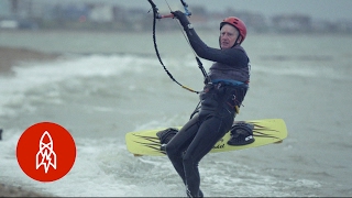 Keep Up with the 77-Year-Old Kitesurfer