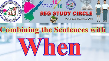 Combining the Sentences with"WHEN"|| Linkers || Sreenu