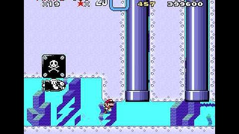 Super Mario World Custom Level: Submerged Ice Cave