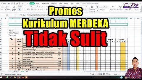 CARA MUDAH MEMBUAT PROMES DI KURIKULUM MERDEKA | #promes #programsemester