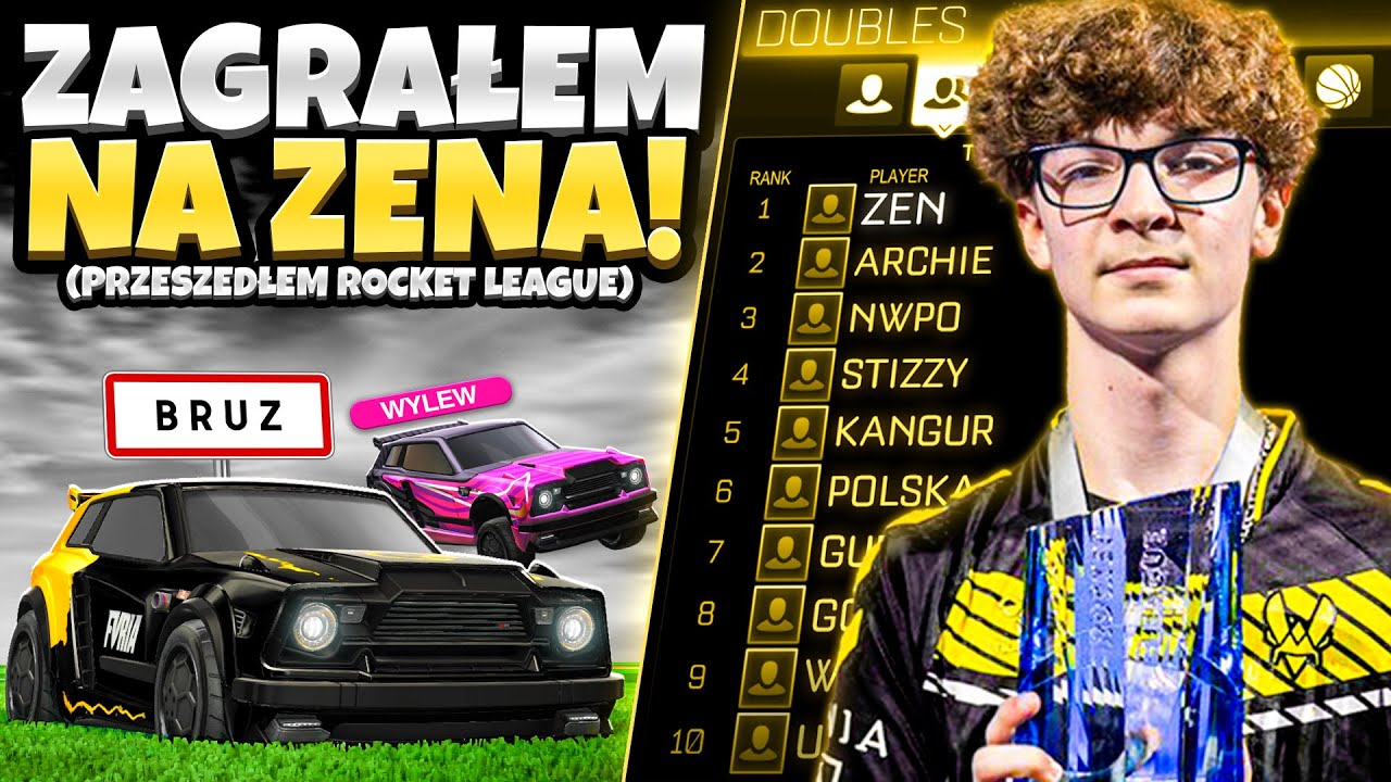 ZAGRAŁEM NA ZENA - GOATA ROCKET LEAGUE! DDT100 ep.3.3 (przeszedłem rocketa)