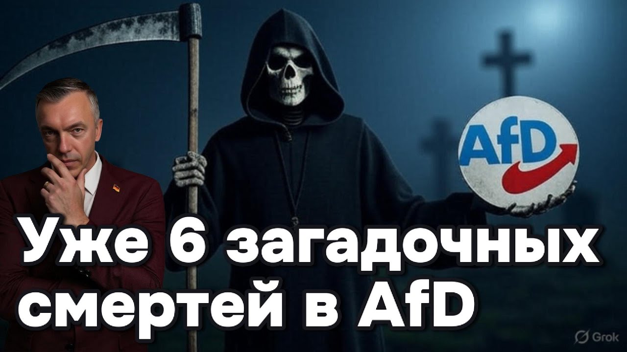 Уже 6 смертей в AfD — совпадение или заговор?