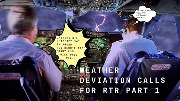 |#4| WEATHER DEVIATION CALLS FOR RTR EXAM Part 1 | #ATC #WPC #RTREXAM #radiotelephony