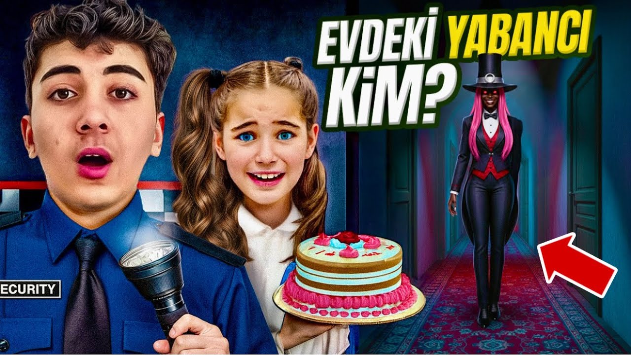 ELİF SİNEM EVDE YABANCI BİRİ VAR !!  ELİF SİNEM VE ABİSİ KORKU DOLU KAÇIŞ !! 