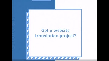 Got a Website Translation Project?