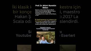 Prof. Dr. Münir Nurettin Beken, Besteci, Ud Sanatçısı, ve Şef. #klasikmüzik #kemence #senfoni