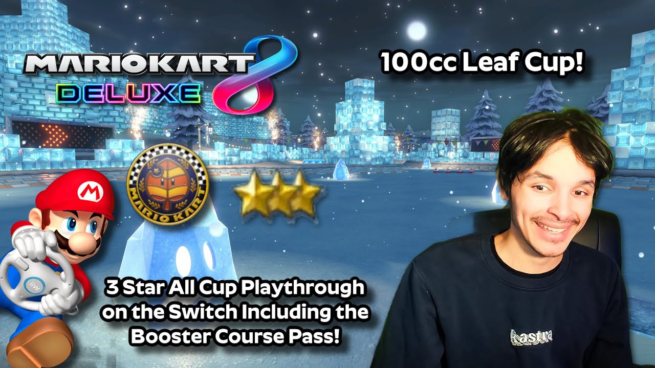 Mario Kart 8 Deluxe 3 Star All Cup Playthrough 31 100cc Leaf Cup Ft 