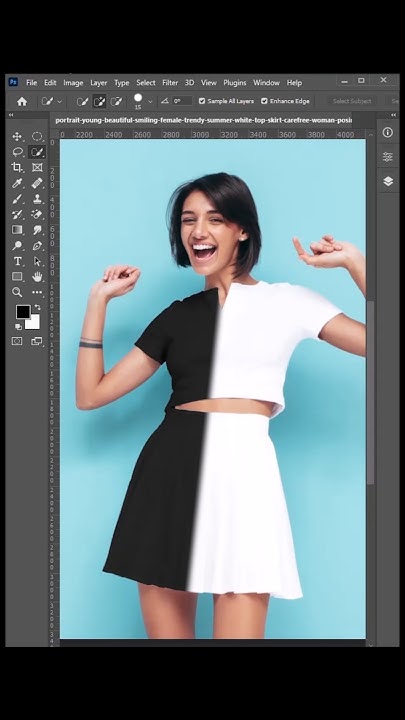 How To Change Any Dress Color To Black In Photoshop tutorial shorts how-to-change-any-dress-color-to-black-in-photoshop-tutorial-shorts
