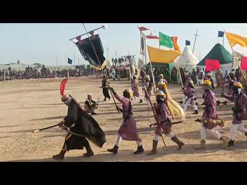 تشابيه الحميديه موكب وفاء ابا الفضل العباس دخول شبث ابن ربعي وشمر بن ذي الجوشن لعنهم الله الى كربلاء