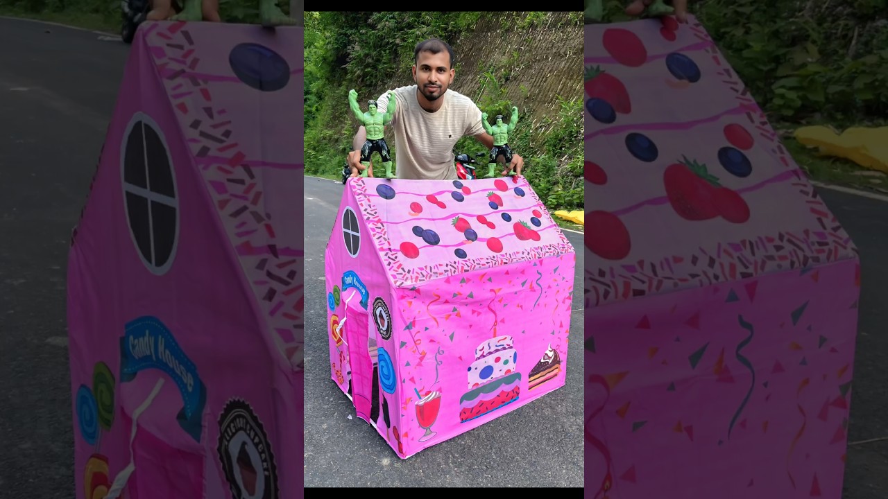 New Design Tent house 🏡 feeding