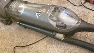 Hoover Windtunnel V2 U8121 900 airflow test (missing felt seal)