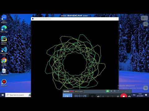 Emotive Generative Mandala #visualization #processing 