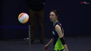 [KATVS] 양효진 선수 직캠 ' 시합 전 연습 ' 현대건설 배구단