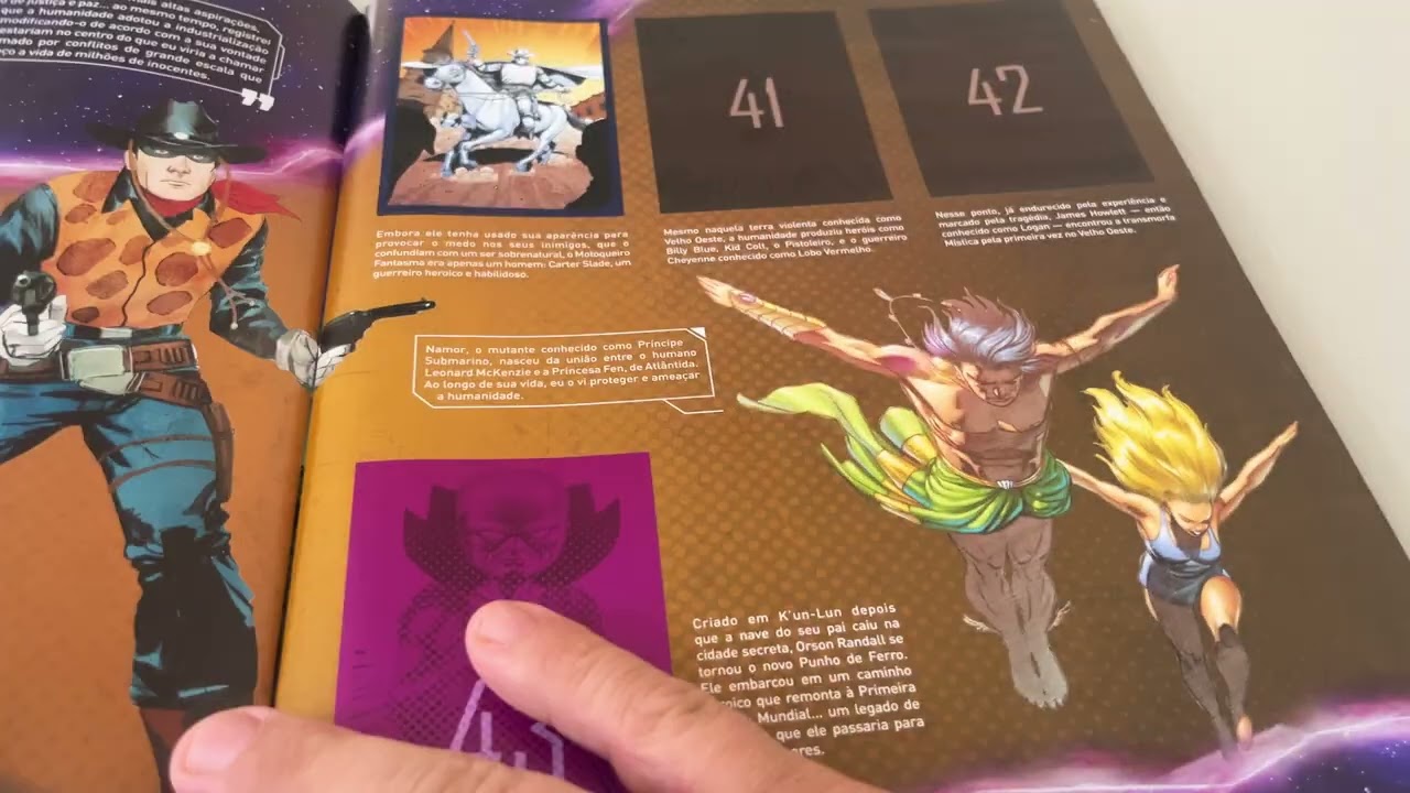 COLANDO FIGURINHAS POR DENTRO DO UNIVERSO MARVEL 