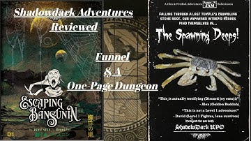 Shadowdark Adventures Reviewed: A Funnel & A One-Page-Dungeon