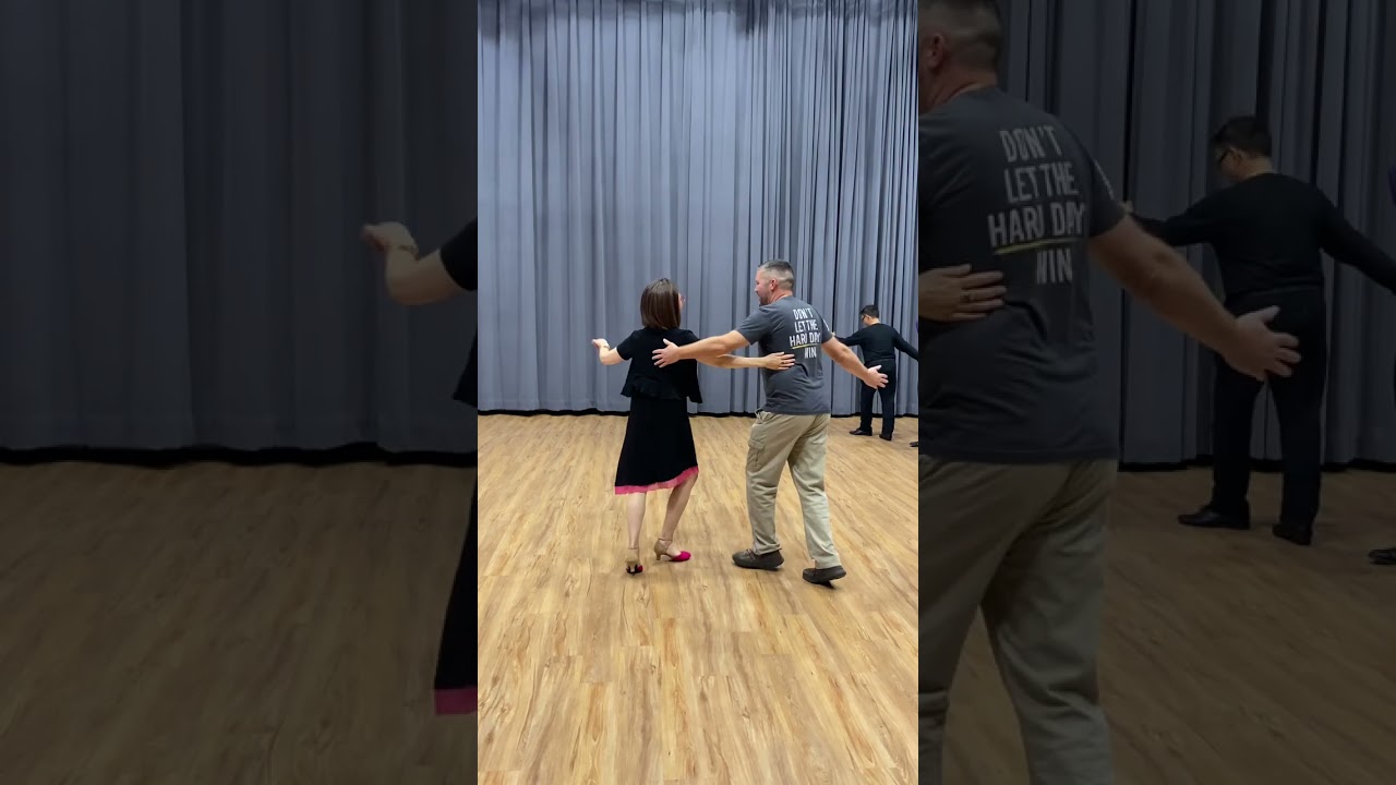 Night Club 2-step beginner lesson: Cradle. At Bloomington, MN (Ballroom & Latin Dance Club).