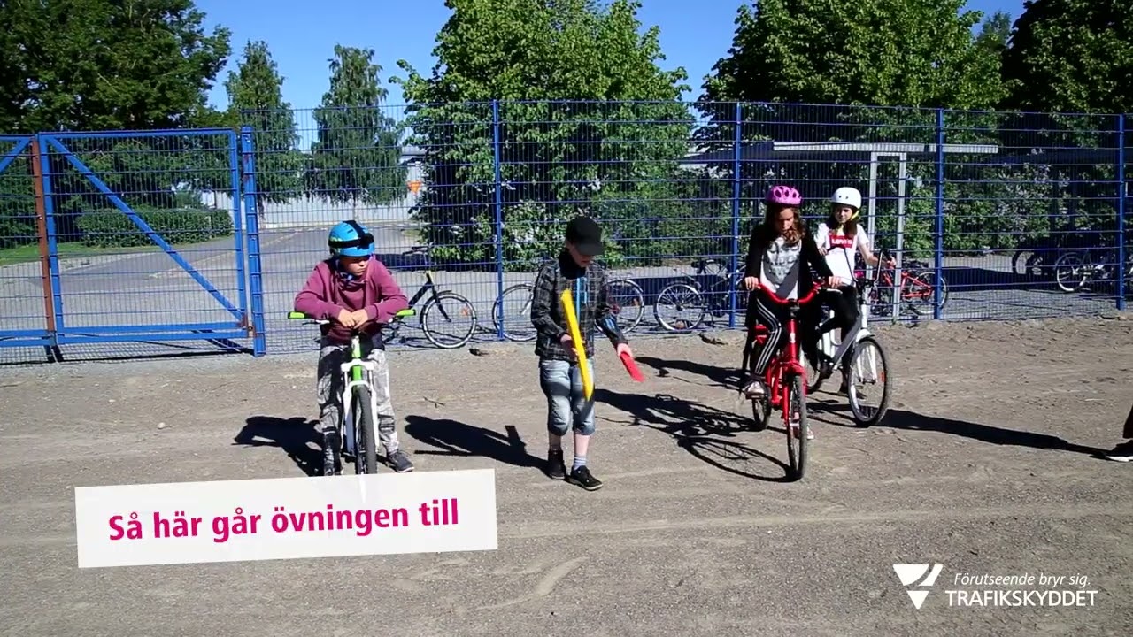 Cykelfärdigheter: bromsning