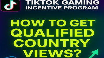 How to Get Qualifies County Views ? | Tiktok Gaming Incentive Program | Trick Revealed 🔥👻#titkok 