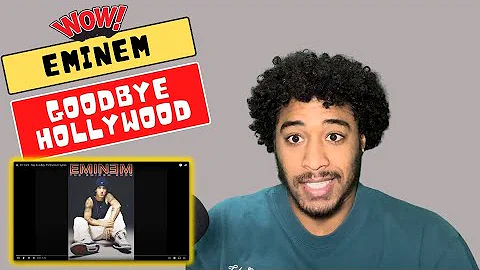 Reação surpreendente! Primeira vez ouvindo Eminem - Diz Adeus Hollywood (Letra)