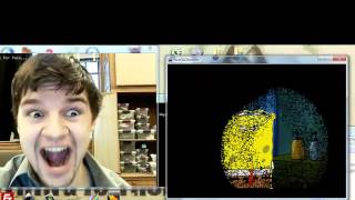 FaceOSC - Spongebob Style