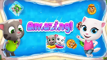 Talking Tom Pool 2017 Gameplay - Level 107, 108, 109 Completed/ Cartoons Mee