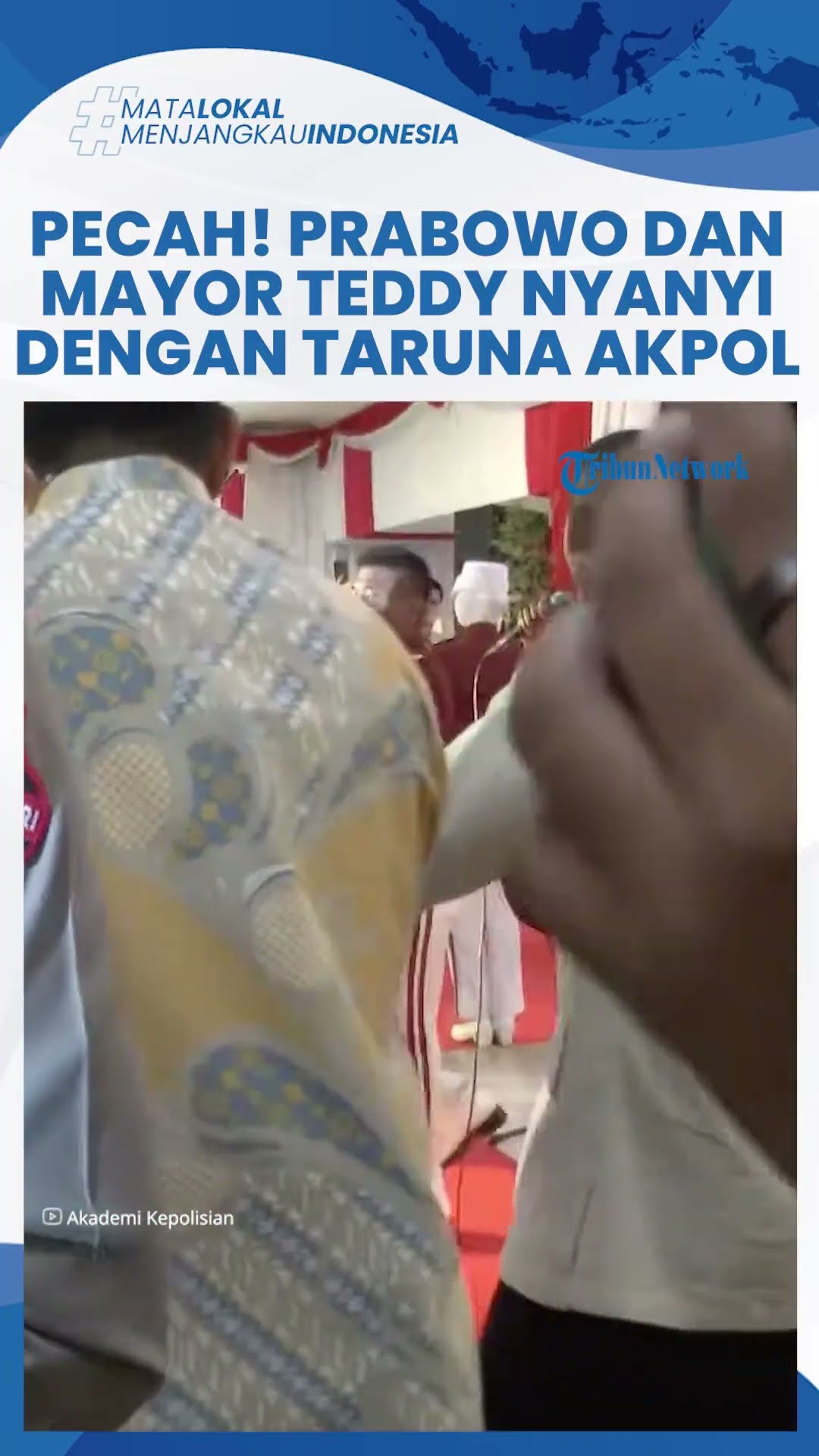 Momen Presiden Prabowo \u0026 Mayor Teddy Joget hingga Nyanyi 'O Ulate' Bersama Taruna Akpol di Semarang