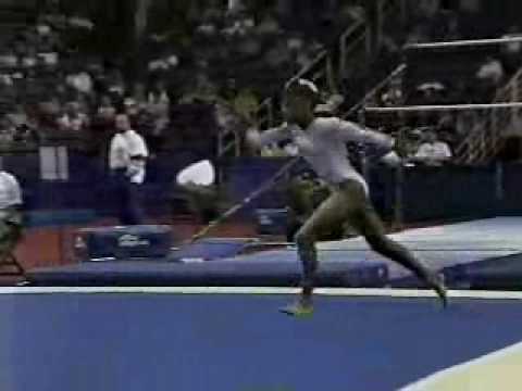 dominique dawes 1994 hilton challenge floor exercise