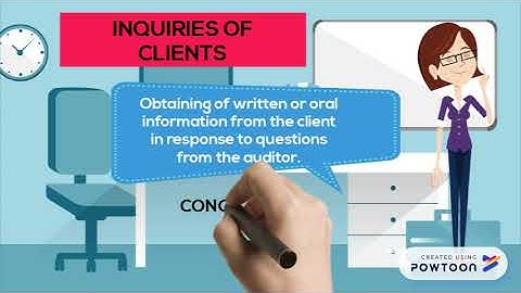 Types of Audit Evidence 2 (AUD339)
