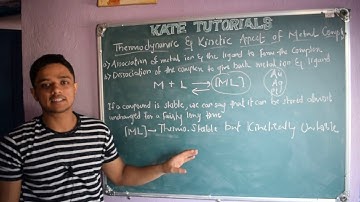 1 Thermodynamic  & Kinetic Ascept of Metal Complex