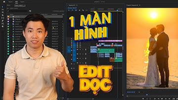 Tối ưu hóa giao diện làm việc 1 màn hình trên premiere theo tôi gần 10 năm