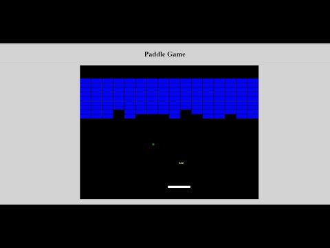 PADDLE GAME IN JAVASCRIPT WITH SOURCE CODE