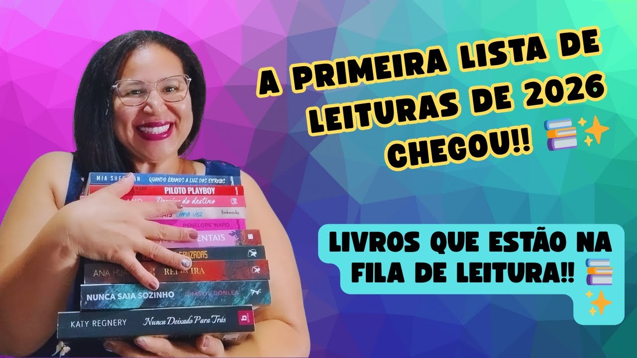LIVROS QUE PRECISO LER EM 2026! PRIMEIRA lista de leitura de 2026!!