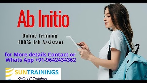Ab Initio Demo for Beginners | ETL Ab Initio Training | #SUNTrainings