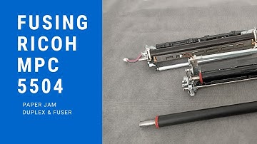 FUSER RICOH MPC 5504 4504 paper jam problem