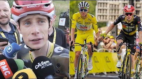 Tour de France 2025 - Jonas Vingegaard : "Tadej Pogacar? It's not really easy to follow him"