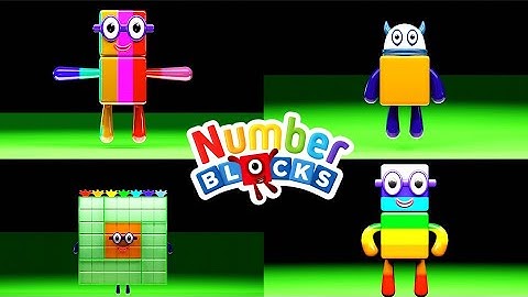 NEW! NUMBERBLOCKS Quadparison Part 18 | 3D Blender Lab
