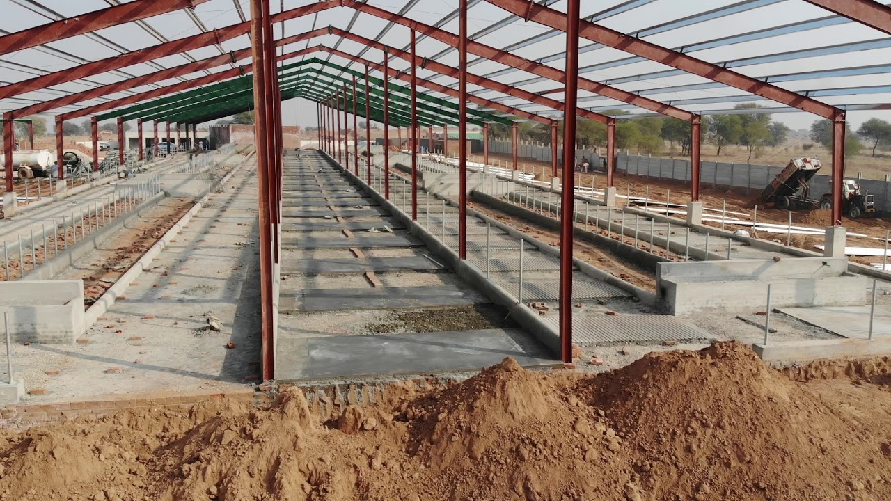 Dairy Farm under Construction  by GLOBAL DAIRY TECH near Lillah interchange