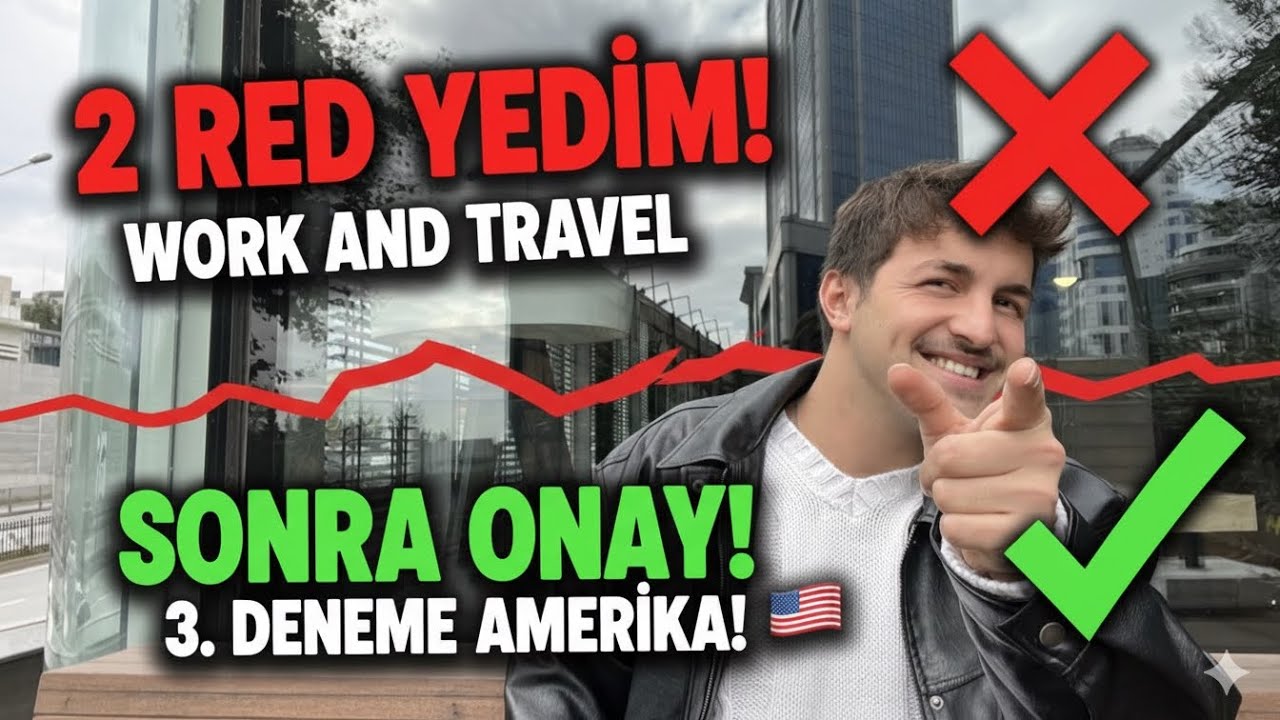 İki Kere Red Aldım, Üçüncüde Amerika’ya Gittim 🇺🇸 | Work and Travel Vize Hikayem