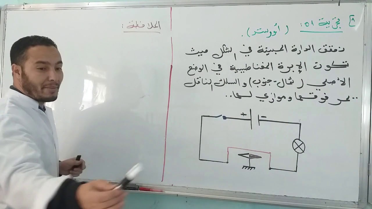 االحقل المغناطيسي والتيار الكهربائي الحصة01