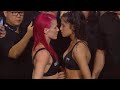 Gillian robertson vs polyana viana  weighin faceoff  ufc 297 strickland vs du plessis