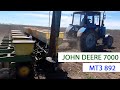 Трактор МТЗ 892 с сеялкой John Deere 7000. Сеем подсолнечник в середине мая.