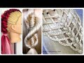 3 simple Braids / Feed in braids / chinese ladder braid / basket braids / Hair Glamour  /