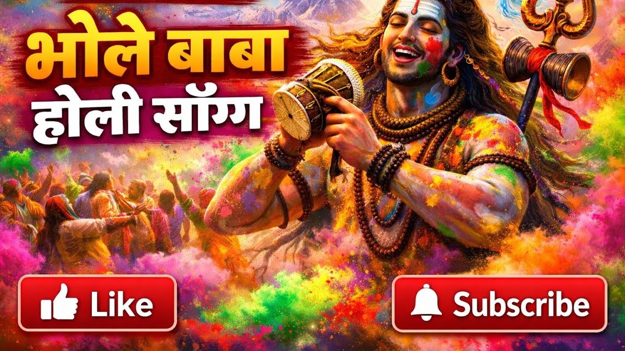 नॉन स्टॉप भोले बाबा होली सॉन्ग 2026 🌈 | महादेव के धमाकेदार होली भजन | Holi Special Bhole Baba Song