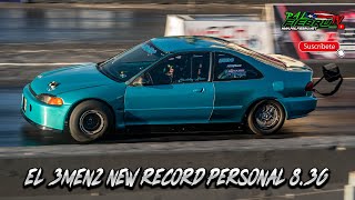 El 3men2 FWD New Personal Record 8.36 @179mph | Salinas Speedway | PalfiebruTV Resimi